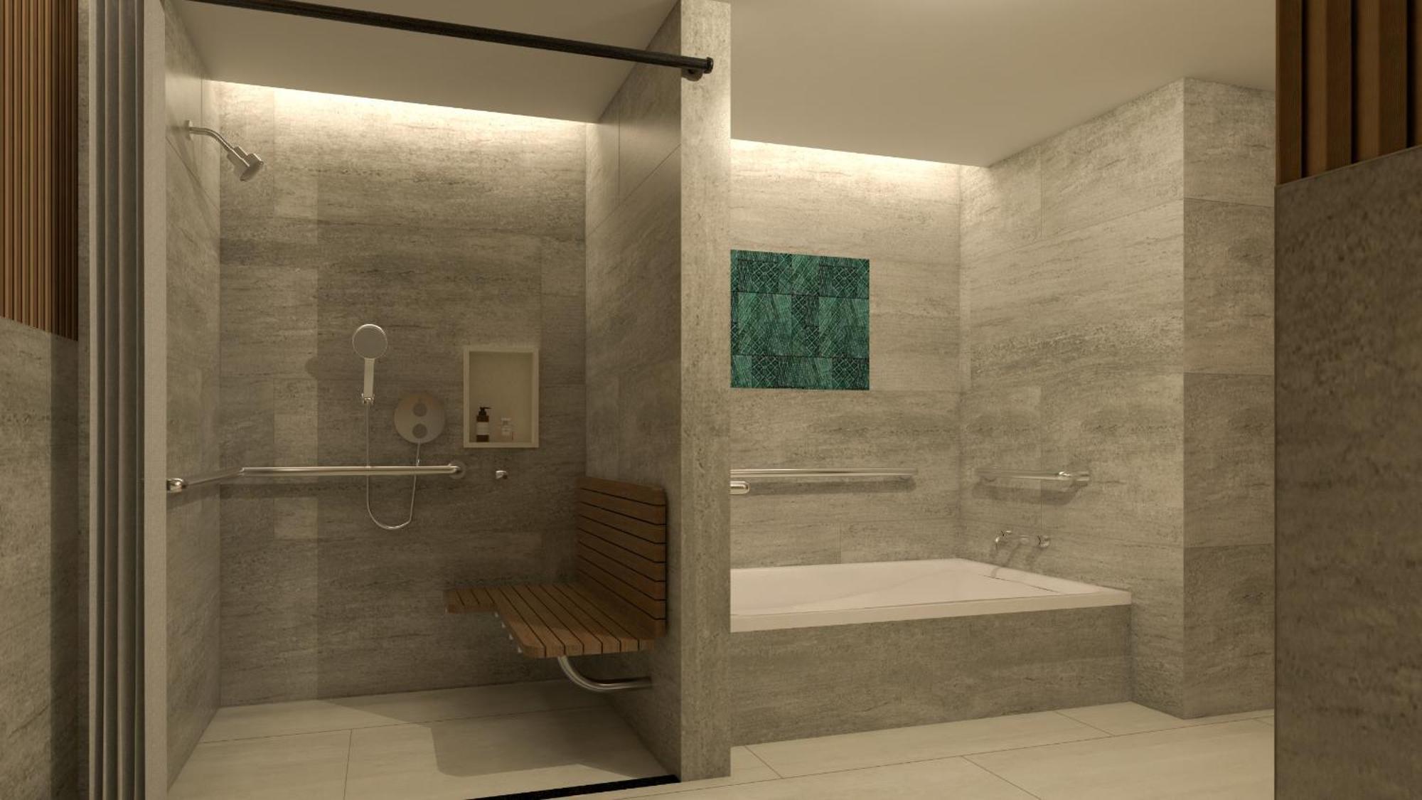Grand Mirage Resort & Thalasso Bali Нуса Дуа Екстериор снимка A shower with a bathtub